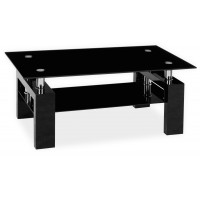Журнальный стіл Lisa II Чорний лак 110x60x55 LISA2CLH