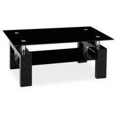 Журнальный стіл Lisa II Чорний лак 110x60x55 LISA2CLH
