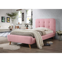 Односпальне ліжко Tiffany 90X200 Рожевий TIFFANY90R