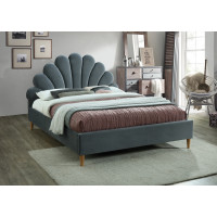 Двоспальне ліжко Santana Velvet 160X200 Сірий SANTANAV160SZD