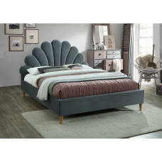 Двоспальне ліжко Santana Velvet 160X200 Сірий SANTANAV160SZD