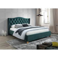Двоспальне ліжко Aspen Velvet 180X200 Зелений ASPENV180ZD