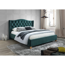 Двоспальне ліжко Aspen Velvet 180X200 Зелений ASPENV180ZD