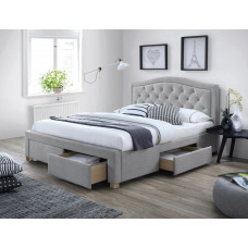 Полуторне ліжко Electra 140X200 Сірий ELECTRA140SZD