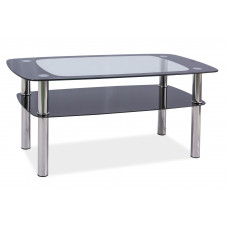 Журнальний стіл Rava C Прозорий / Хром100x60X55 RAVACTCCH