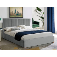 Ліжко полуторне MARANI II VELVET 140x200 колір світло-сірий BL.03 MARANIIIV140JSZ
