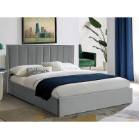 Ліжко двоспальне MARANI II VELVET 160x200 колір світло-сірий BL.03 MARANIIIVJSZ