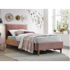 Ліжко односпальне ACOMA VELVET 90X200 антична троянда / дуб BLUVEL 52 ACOMAV90ARD